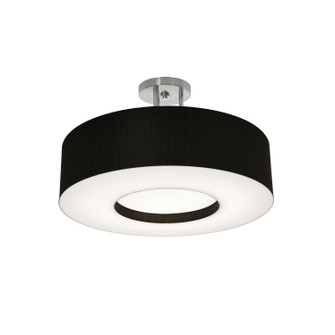 Montclair Two Light Semi-Flush Mount in Satin Nickel (162|MCF1932MB-BKSF)