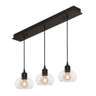 Laney Three Light Pendant in Black (162|LNYP07MBBKLNR3)