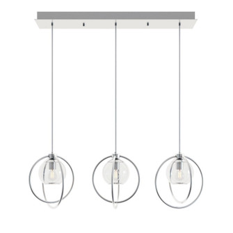 Jamie Three Light Pendant in Satin Nickel (162|JAMP12MBSNLNR3)