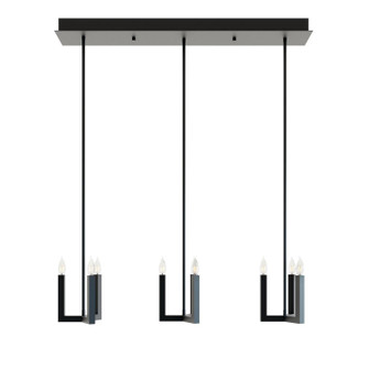 Grace Nine Light Pendant in Black (162|GRCP07CBBKLNR3)