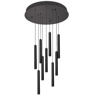 Eli LED Pendant in Black (162|ELIP01L30UDBKRND9)