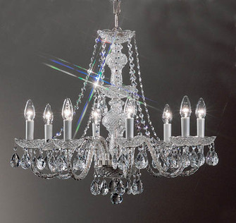 Monticello Eight Light Chandelier in Chrome (92|8238 CH I)