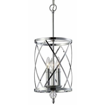 Vanessa Three Light Chandelier in Chrome (387|ICH172B03CH10)