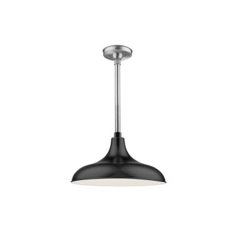 R Series One Light Pendant in Satin Black (59|RMWHS17-SB)