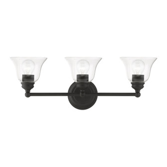 Moreland Three Light Vanity Sconce in Black (107|16943-04)