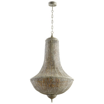 Dorija Five Light Pendant in Antique Silver (208|07243)