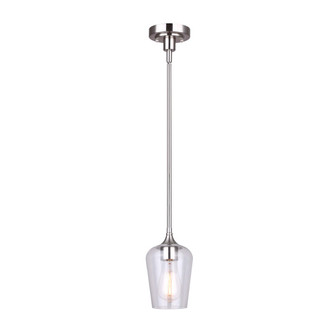 Conall One Light Pendant in Brushed Nickel (387|IPL1102A01BN)