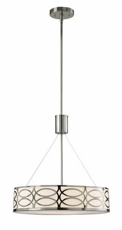 Drake Three Light Chandelier in Brushed Nickel (387|ICH173B03BN18)