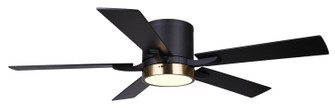 Quinn 52'' Ceiling Fan in Matte Black And Gold (387|CF52QUI5BKG)