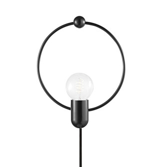 Darcy One Light Wall Sconce in Soft Black (428|HL638201-SBK)