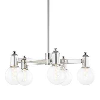 Bryce Five Light Chandelier in Polished Nickel (428|H419805-PN)