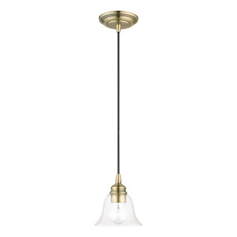 Moreland One Light Pendant in Antique Brass (107|46480-01)