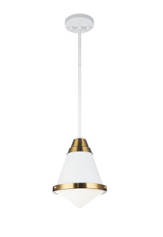 Lloyd One Light Pendant in White (423|C70801WHOP)