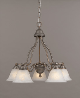 Providence Five Light Chandelier in Antique Copper (92|69625 ACP WAG)