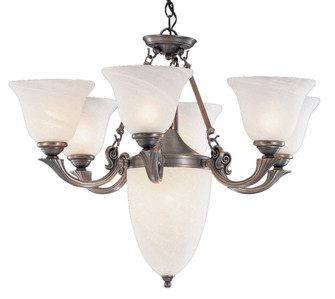 St. Tropez Nine Light Chandelier in Bronze Oxide (92|67509 BZ)