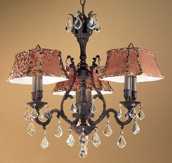 Majestic Six Light Chandelier in French Gold (92|57363 FG CP W)