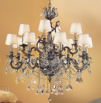 Majestic Imperial 12 Light Chandelier in Aged Pewter (92|57359 AGP CP)