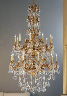 Majestic Imperial 20 Light Chandelier in French Gold (92|57350 FG CBK)