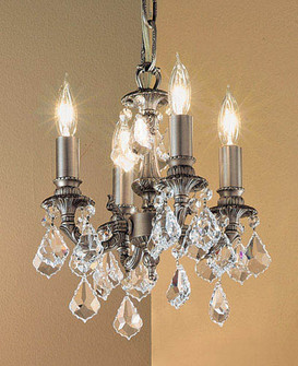 Majestic Four Light Mini Chandelier in Aged Bronze (92|57344 AGB CP)