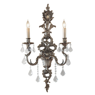 Majestic Two Light Wall Sconce in French Gold (92|57342 FG CBK)