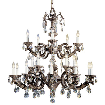 Princeton II 20 Light Chandelier in Roman Bronze (92|57220 RB CGT)