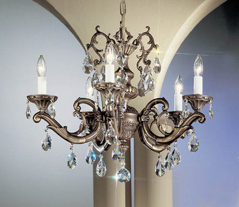 Princeton II Five Light Chandelier in Roman Bronze (92|57205 RB C)