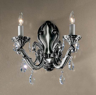 Princeton II Two Light Wall Sconce in Millennium Silver (92|57202 MS)