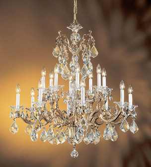 Via Firenze 16 Light Chandelier in Bronze w/Black Patina (92|57116 BBK C)