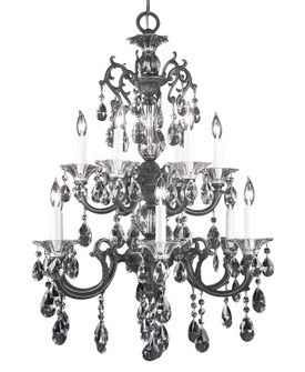 Via Lombardi 12 Light Chandelier in Gold Plate (92|57062 G CP)