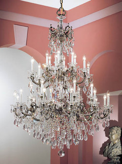 Via Venteo 30 Light Chandelier in Roman Bronze (92|57030 RB CGT)