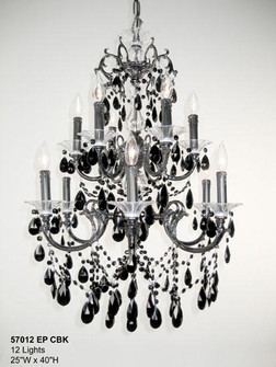 Via Venteo 12 Light Chandelier in Roman Bronze (92|57012 RB CGT)