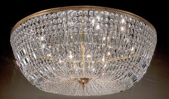 Crystal Baskets 20 Light Flush/Semi-Flush Mount in Millennium Silver (92|52048 MS CP)