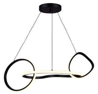 Zuri LED Chandelier in Matte Black (387|LCH234A32BK)