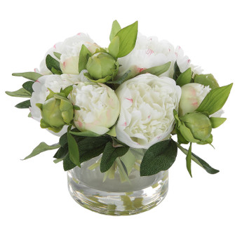 Garden Peony Artificial Flower in Clear (52|60198)