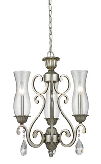 Melina Three Light Chandelier in Antique Silver (224|720-3-AS)