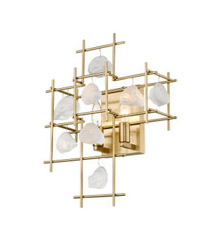 Garroway Two Light Wall Sconce in Aged Brass (224|4007S-AGBR)