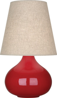 June One Light Accent Lamp in Ruby Red Glazed Ceramic (165|RR91)