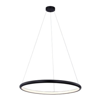 Circola LED Pendant in Matte Black (102|NSH-4484-MBLK)