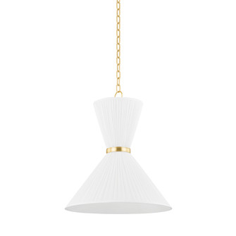 Enid Two Light Pendant in Aged Brass (70|5922-AGB)