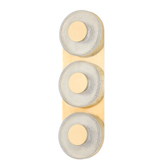 Pearl LED Wall Sconce in Vintage Brass (68|351-03-VB) Pearl LED Wall Sconce in Vintage Brass (68|351-03-VB)