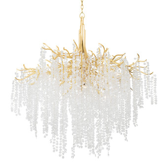 Genoa 12 Light Chandelier in Gold Leaf (68|350-49-GL)