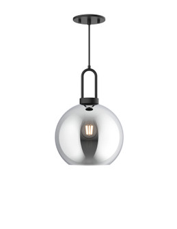 Soji One Light Pendant in Clear Glass/Matte Black (452|PD601710MBCL)