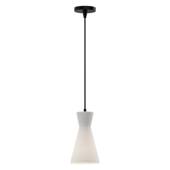 Betty One Light Pendant in Matte Black/Opal Glass (452|PD473706MBOP) Betty One Light Pendant in Matte Black/Opal Glass (452|PD473706MBOP)