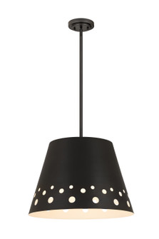 Katie One Light Chandelier in Matte Black (224|6014-18MB)