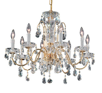 Daniele Eight Light Chandelier in Gold Color Plated (92|8378 GP I)