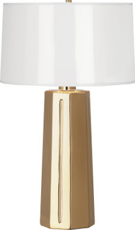 Mason One Light Table Lamp in Polished Gold Glazed Ceramic (165|G960)