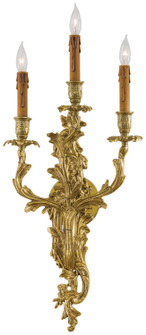 Metropolitan Three Light Wall Sconce in Heirloom Gold (29|N9650)