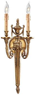 Metropolitan Two Light Wall Sconce in Stained Gold (29|N9602)