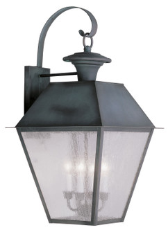 Mansfield Four Light Outdoor Wall Lantern in Charcoal (107|2172-61)