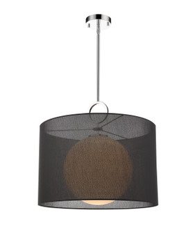 Arosia One Light Pendant in Chrome (224|194-24BK-C)